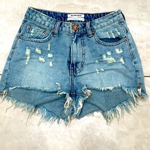 One teaspoon high waist Bonita denim shorts